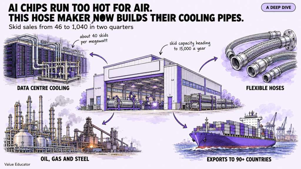 Aeroflex Industries: flexible hoses and liquid cooling skids for data centres