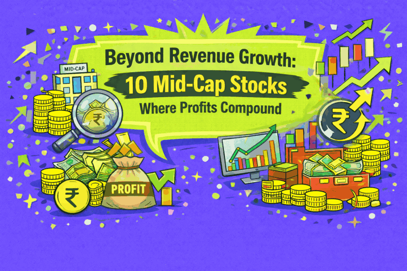 Beyond Revenue Growth: 10 Mid-Cap Stocks Where Profits Compound
