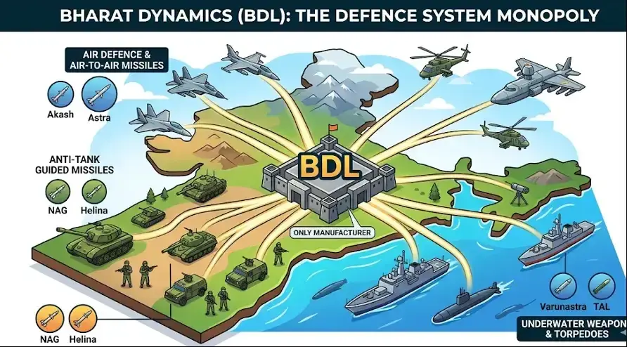 Bdl defence system monopoly