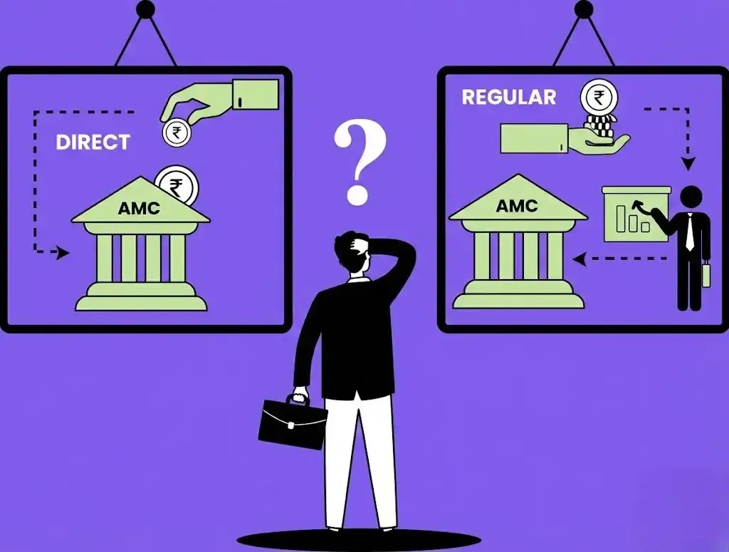 Confused between direct and regular plan Confused between direct and regular plan