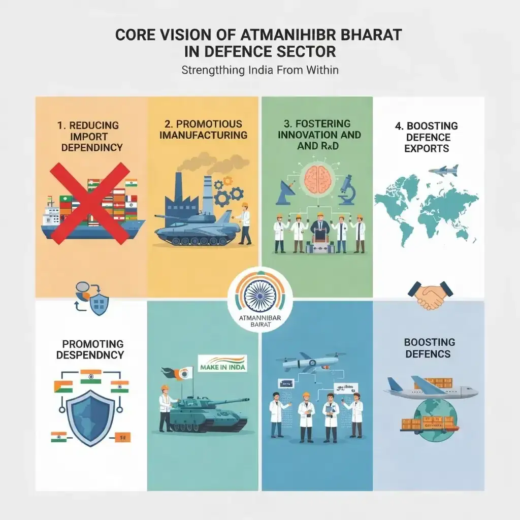 Core vision of atmanirbhar bharat Core vision of atmanirbhar bharat