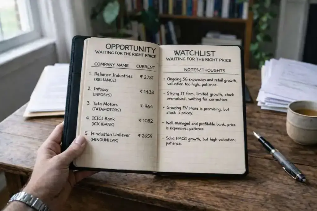 Opportunity watchlist