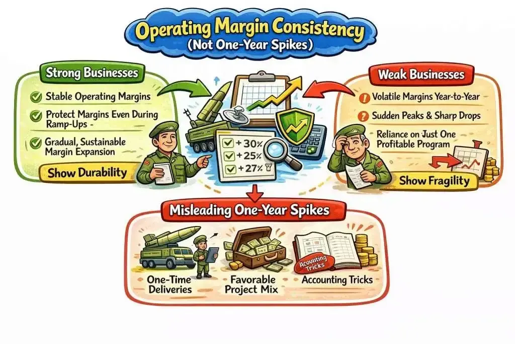 Operating margin consistency