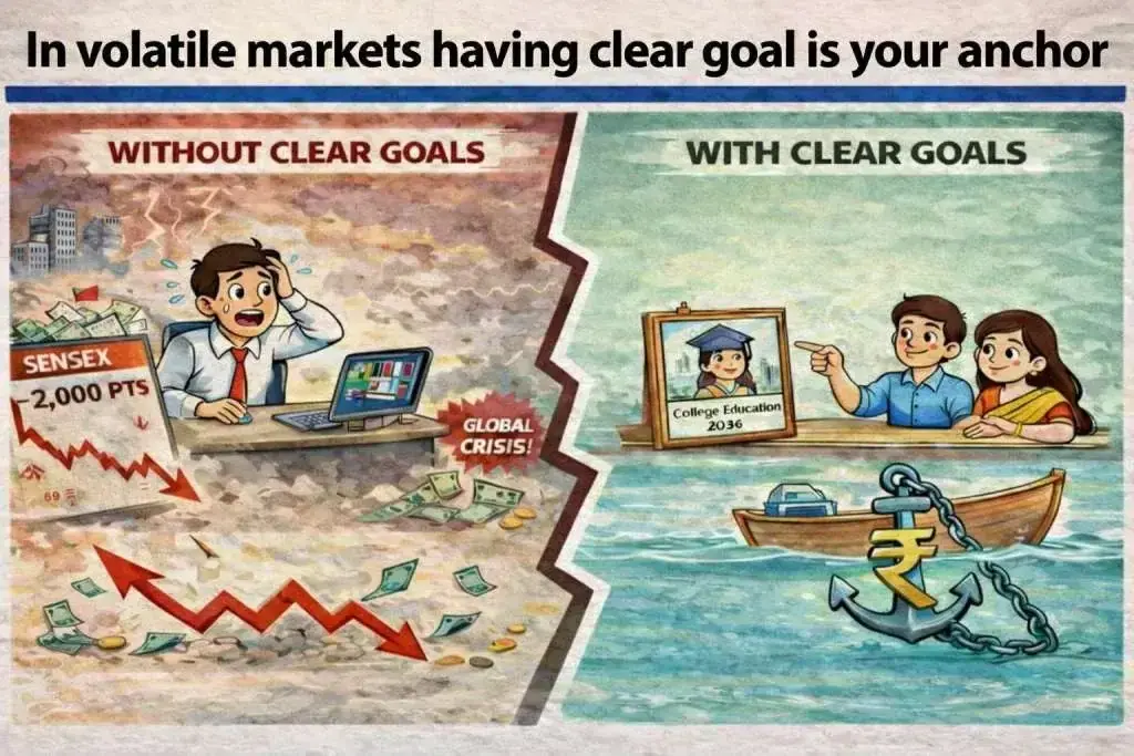 Investing with clear goals and without clear goals