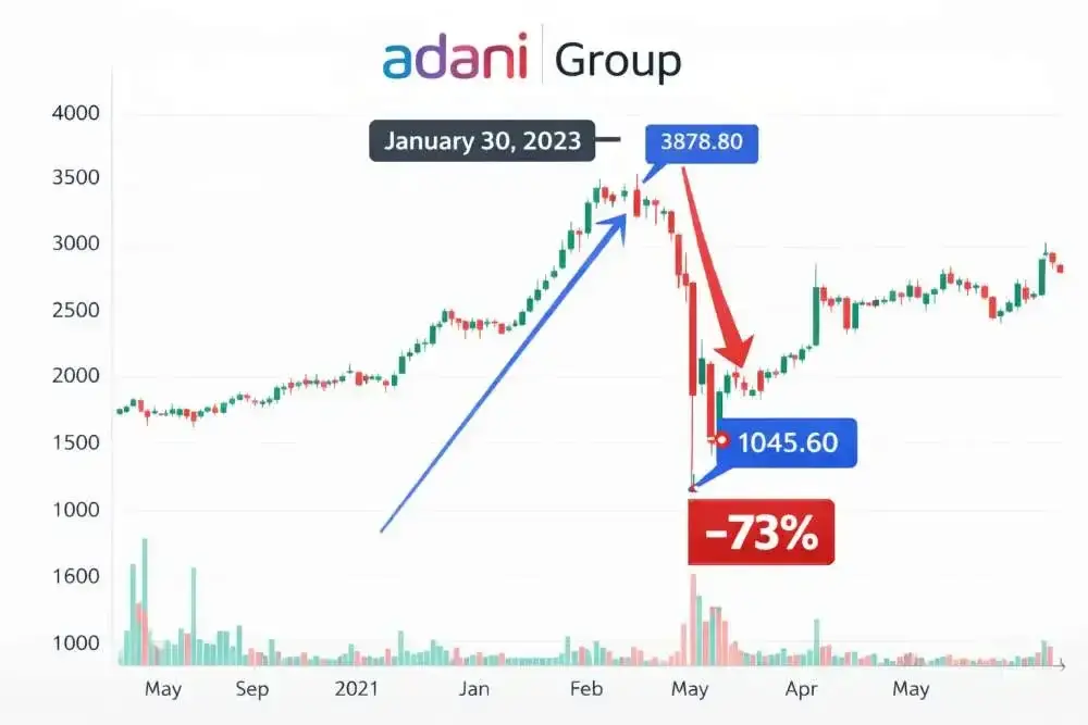 Adani group fall