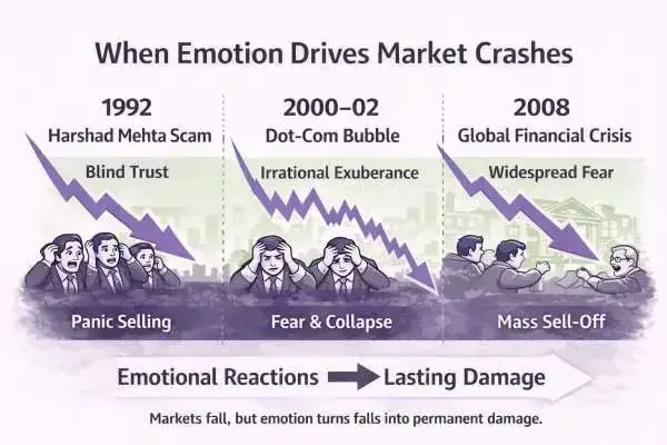 When emotion drives market crashes