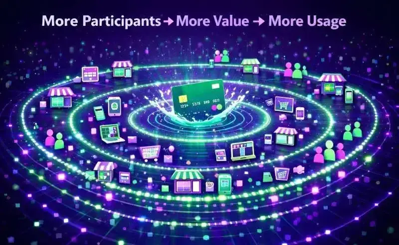 More participant more value more usage More participant more value more usage