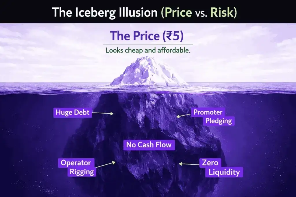 Iceberg illusion Iceberg illusion