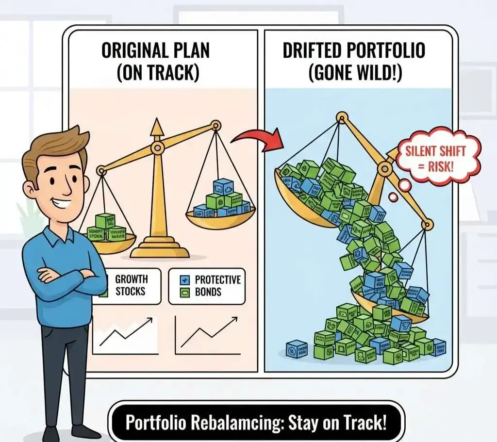 Original vsdrifted portfolio Original vsdrifted portfolio