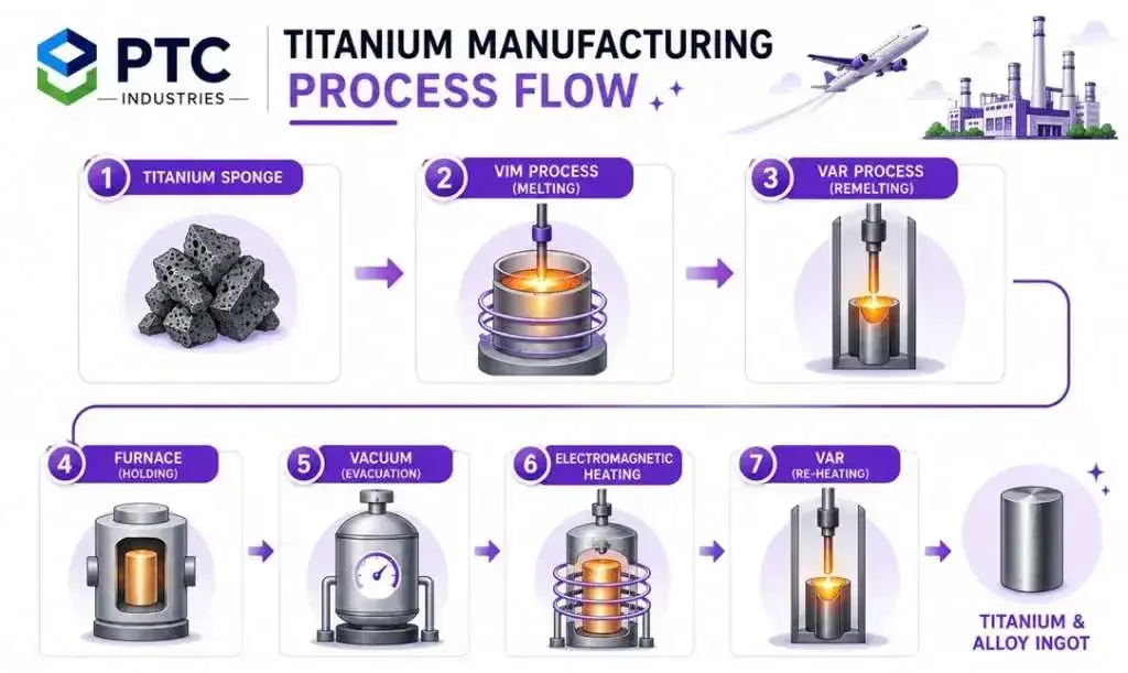 PTC Industries titanium manufacturing PTC Industries titanium manufacturing