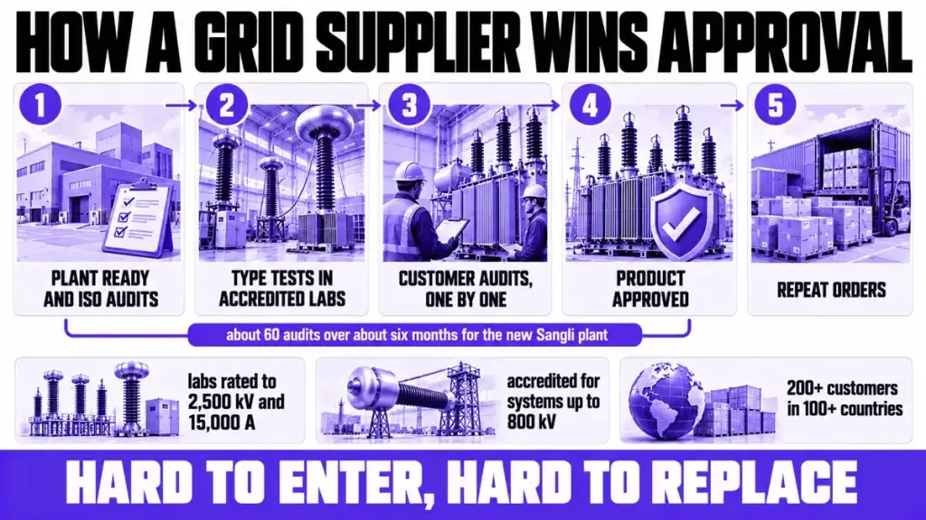 How a grid supplier wins approval