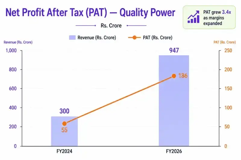 Quality Power: profit chart