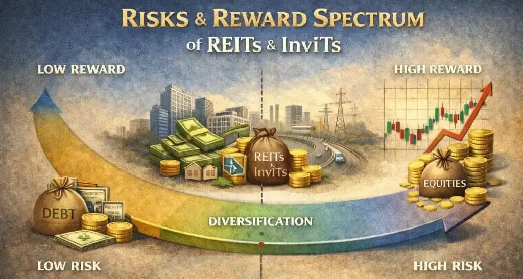 Risk and return spectrum of reits and invits Risk and return spectrum of reits and invits