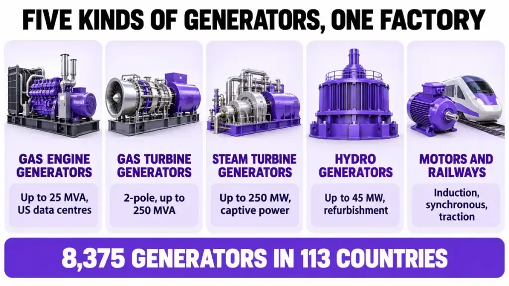 Five kinds of generators