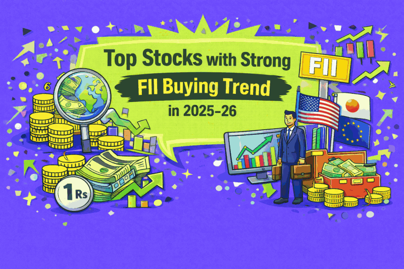 Top Stocks with Strong FII Buying Trend in 2026