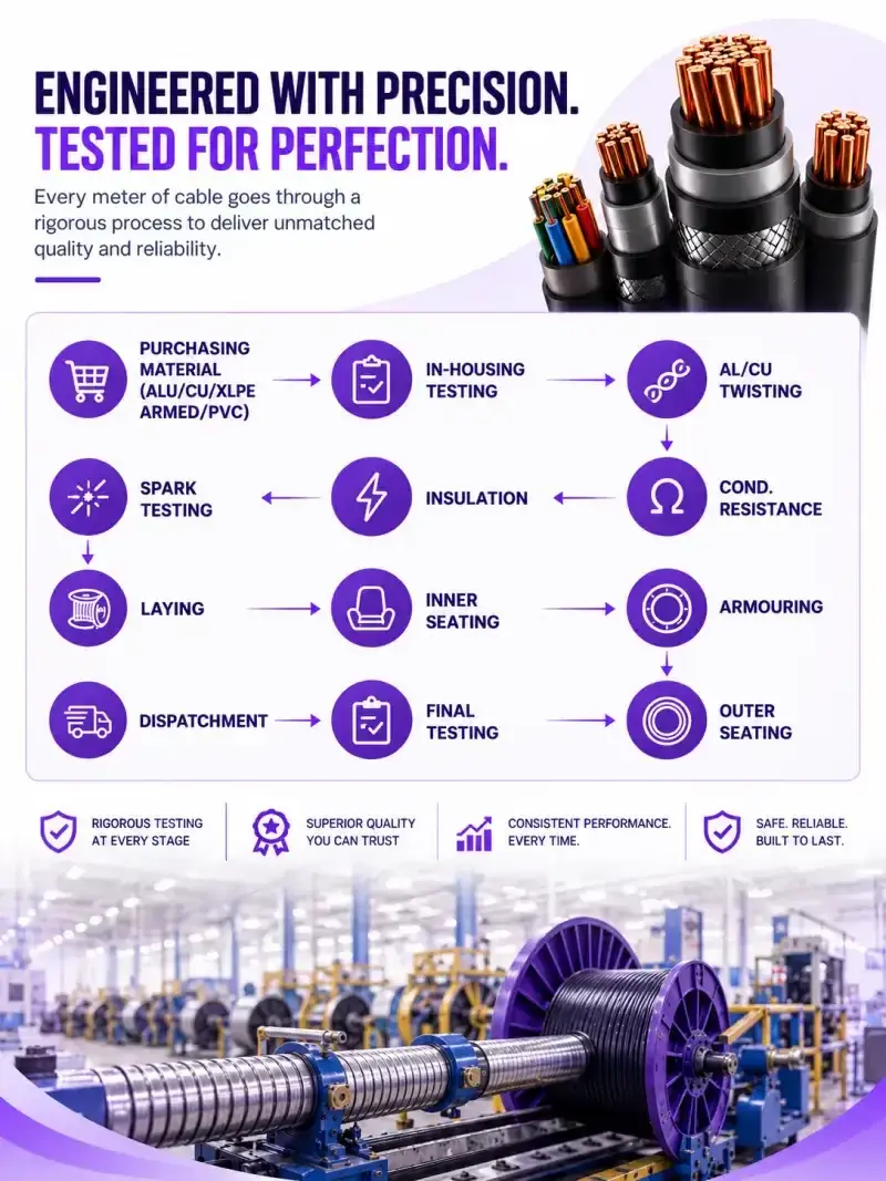 Universal Cables manufacturing process