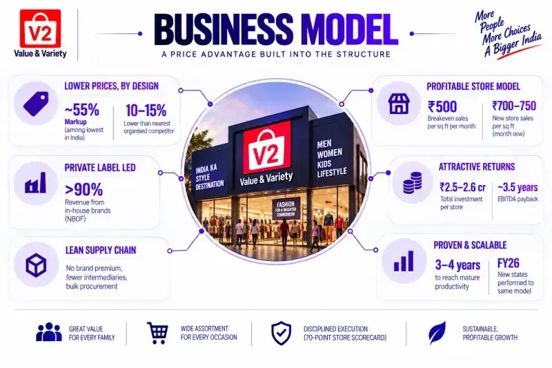 V2 Retail business model