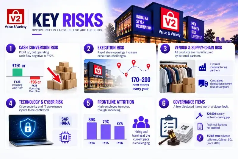 Key risks for V2 Retail