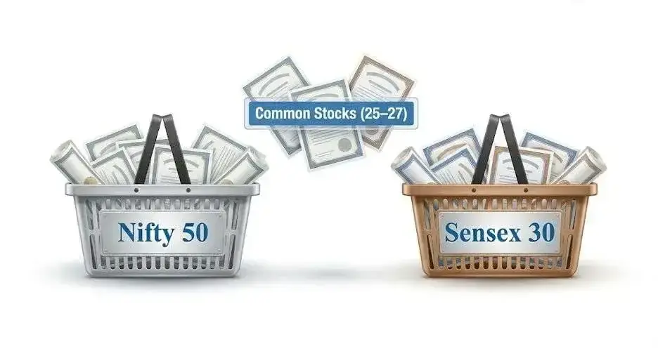 Nifty and sensex stock baskets Nifty and sensex stock baskets