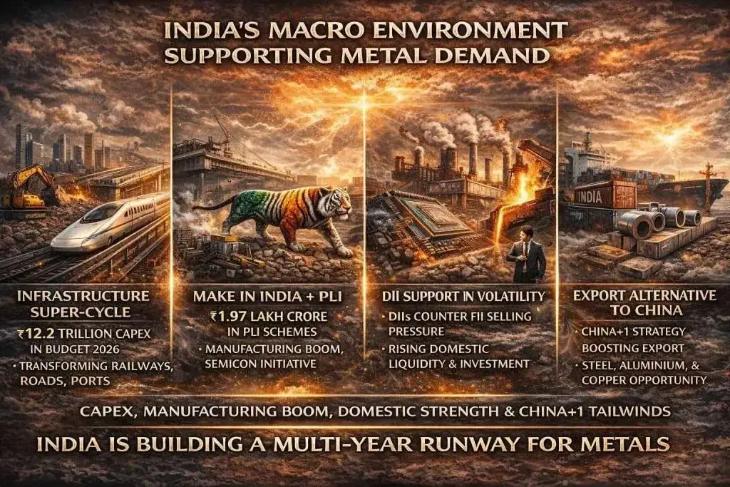 The indian macro environment supporting metals