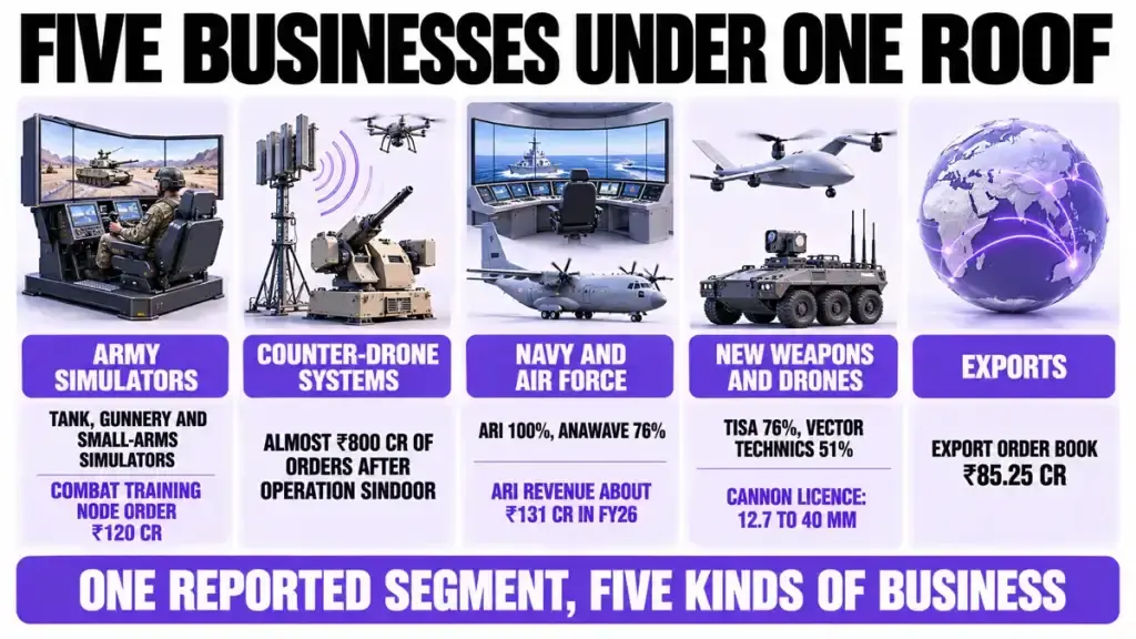 Five businesses under one roof